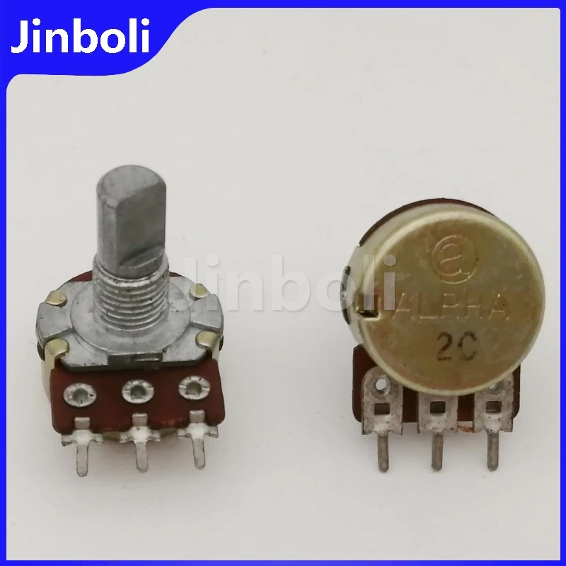 1PCS 16 Type Single Potentiometer A20K B20K 40 Point Step Audio Amplifier Volume