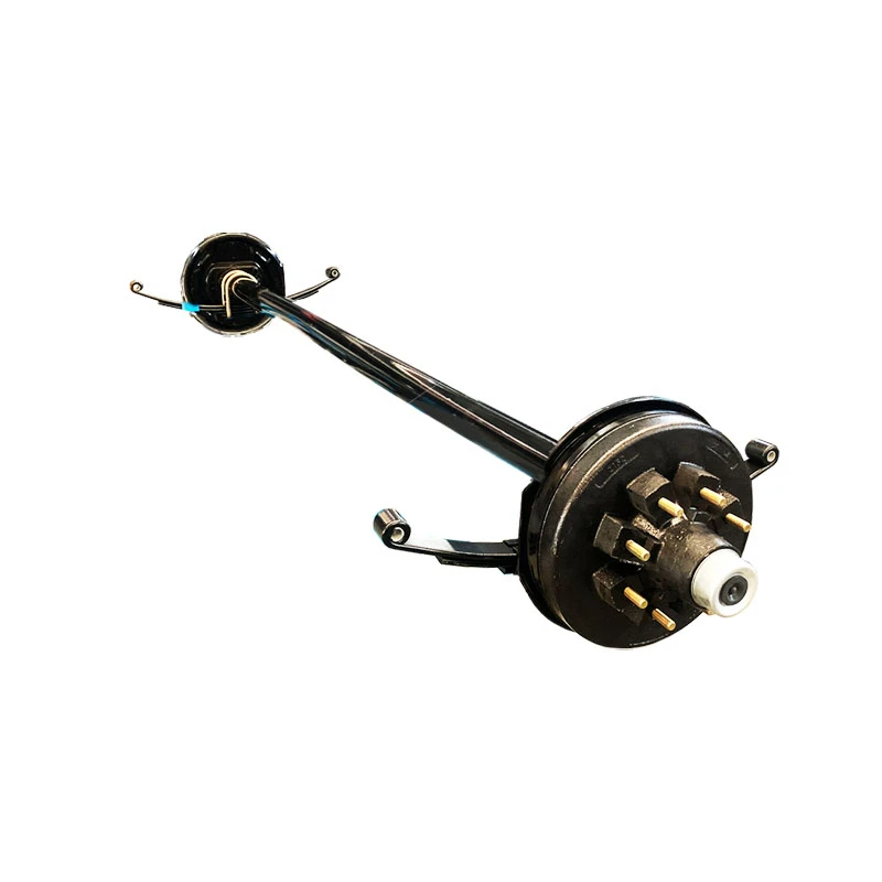 Source Factory 7000 LBS 12 Inch Drum Braked Axle Assembly For America Type Trailer