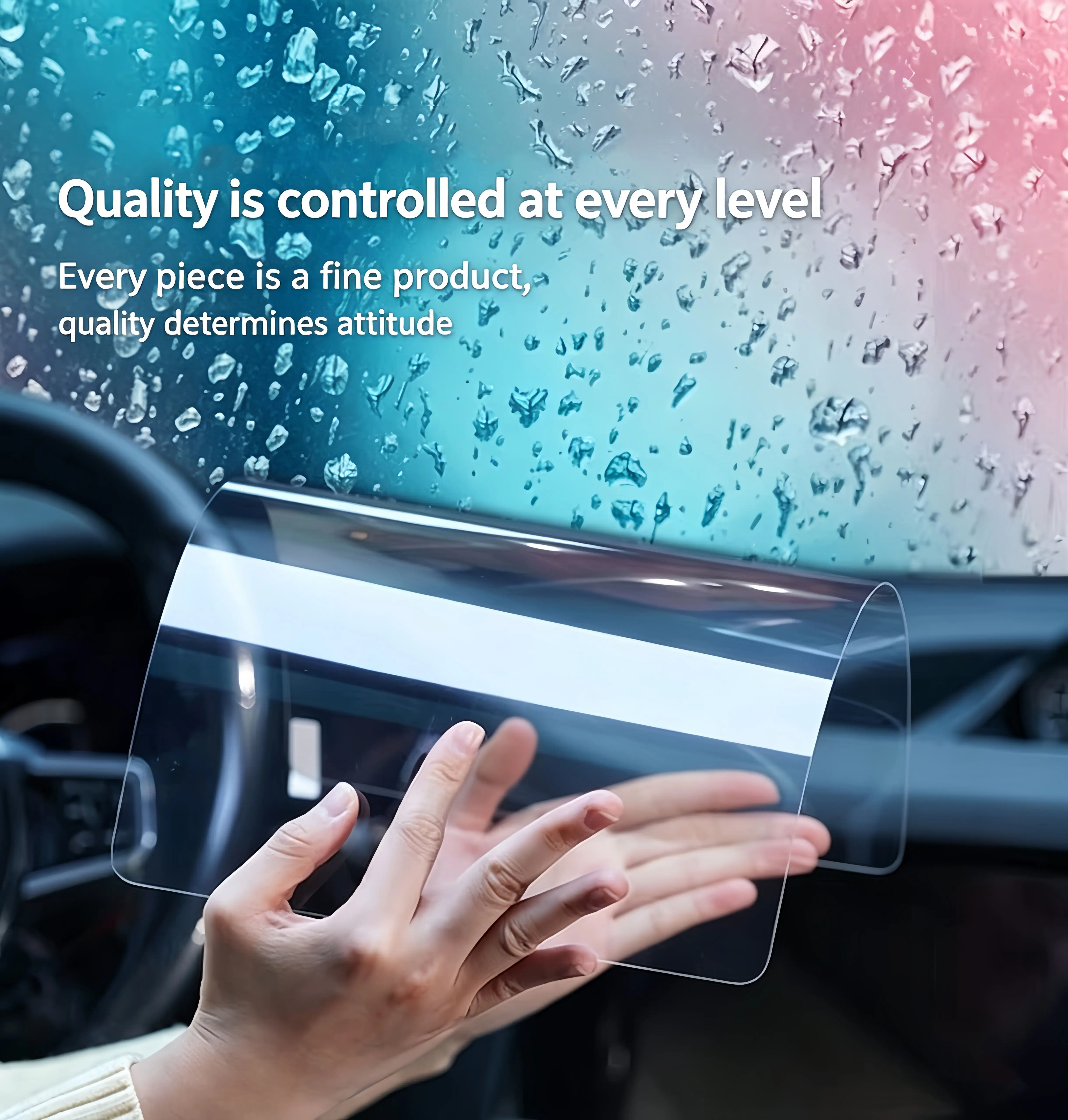 Für BYD ATTO 3 EVO 2026 Auto Mattes Gehärtetes Glas Displayschutzfolie Konsolen-GPS-Navigations-LCD-Bildschirm Anti-Fingerabdruck – Detail 11