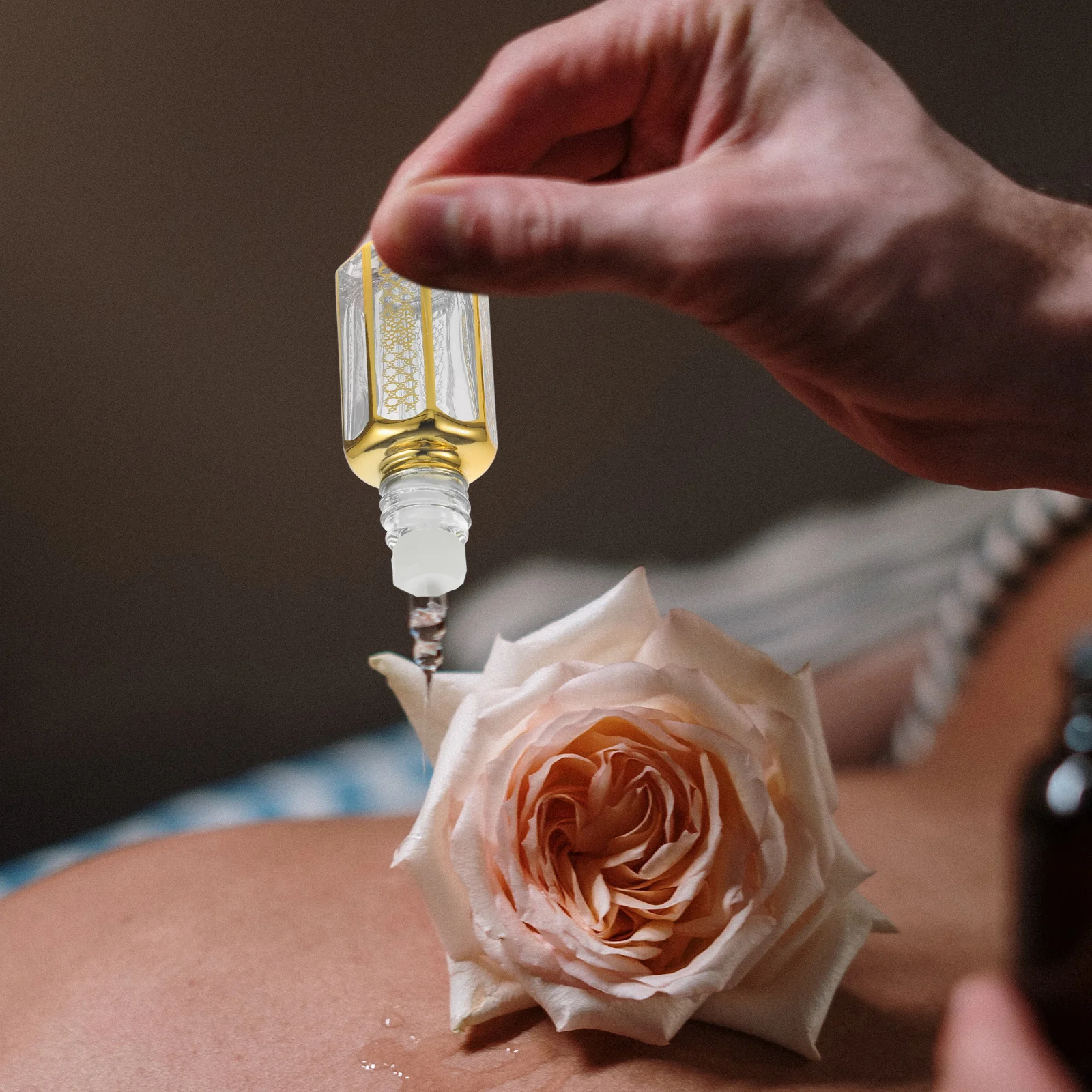 3 قطع من زجاجات قطارة الزيوت العطرية، حاويات عطر زجاجية قابلة لإعادة الملء، موزعات عطرية للسفر، مانعة للتسرب للزيوت