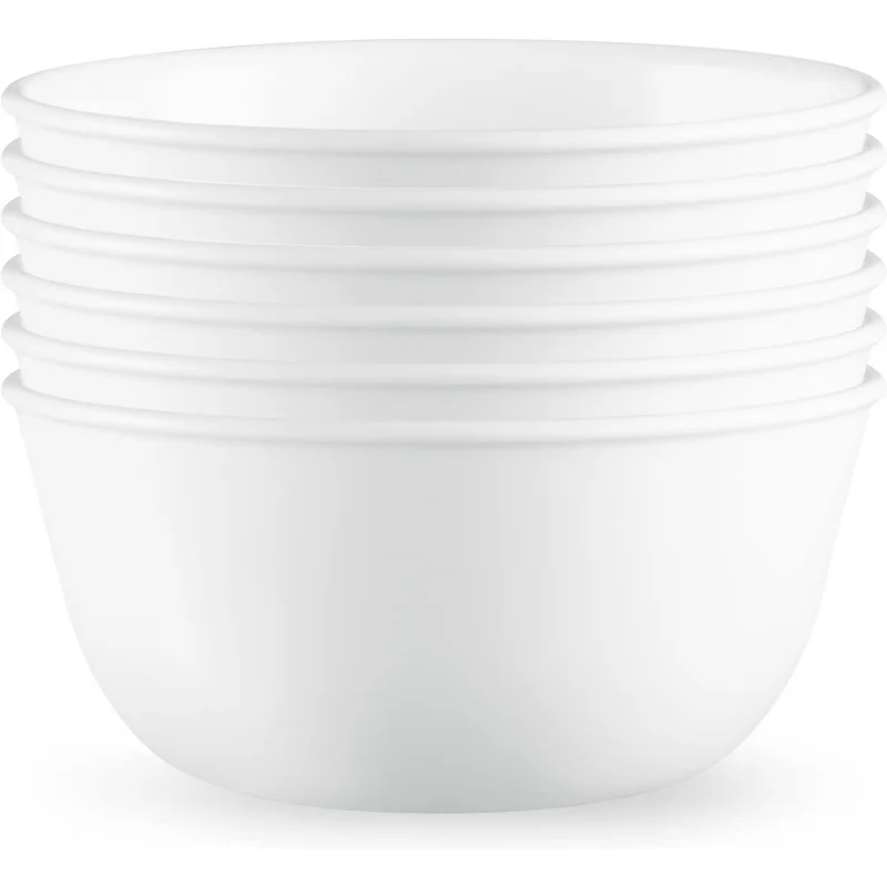 

Трехслойные стеклянные миски, устойчивые к сколам и трещинам, состоящие из 6 предметов — многоразовые для супа, рамэна, круп и больших столовых приборов