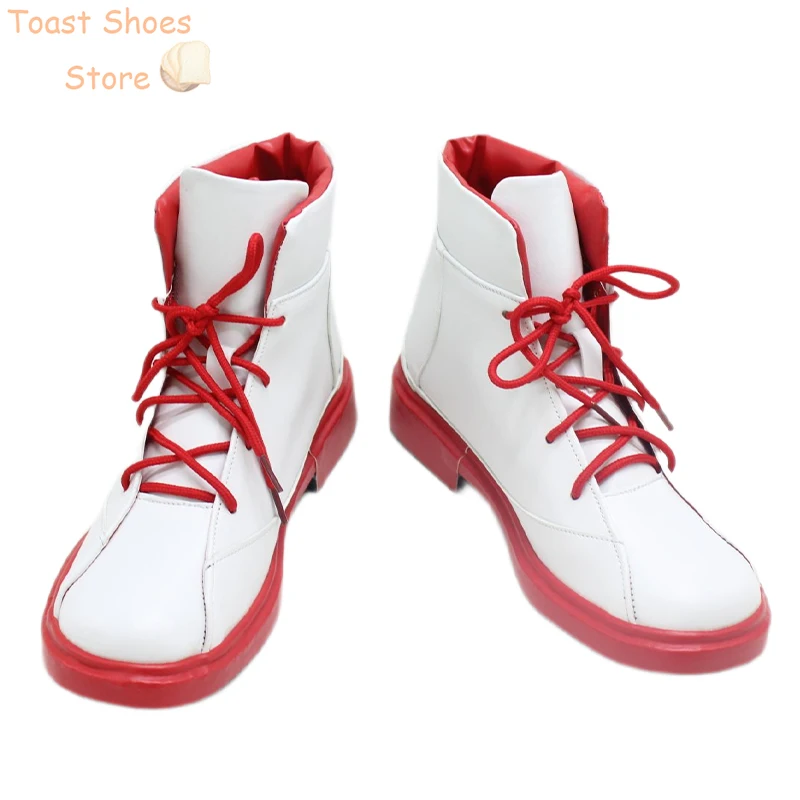 Anime Chainsaw Man Power Cosplay Shoes PU Leather Shoes Halloween Carnival Boots Cosplay Prop Costume Prop