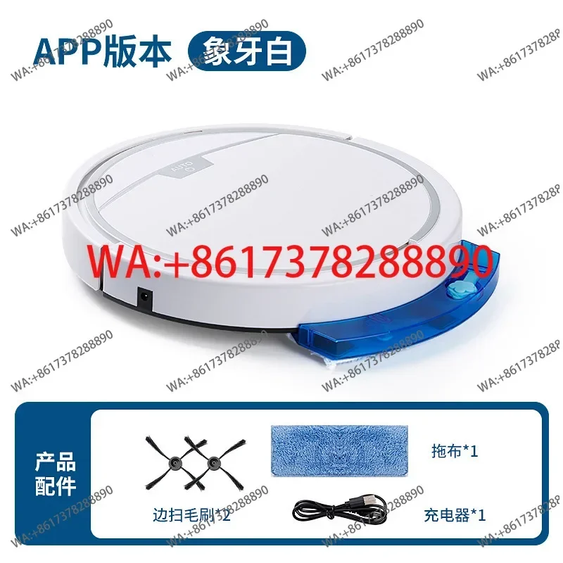 

3-in-1 Smart Sweeper Vacuum Cleaner, Suction Sweep Mop Combo, Remote Control Robot with Water Tank for Home