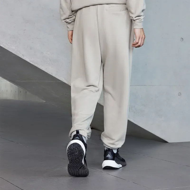 Adidas Wind Resistant Adjustable Waist Track Cut Slant Pockets Outdoor Long TrousersIV7591