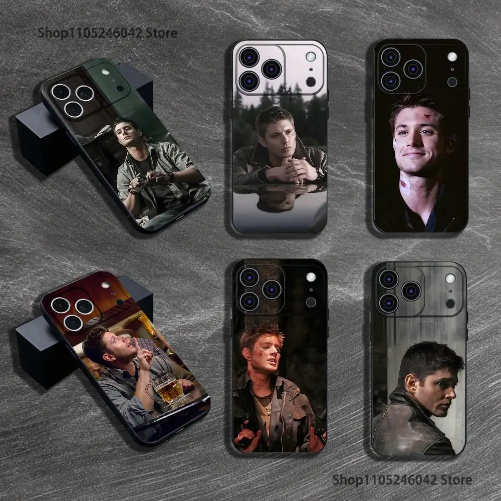 

Dean Winchester S-Supernatural Phone Case For iPhone 17,16,15,14,13,12,11,Pro,XS,Max,XR,Plus Black Shockproof Soft Cover