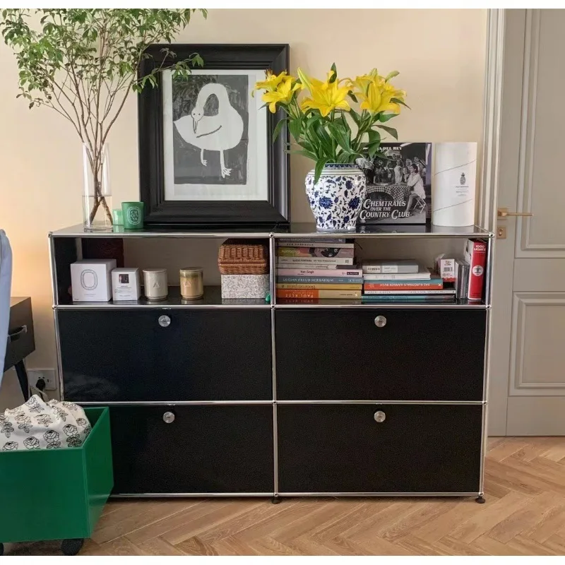 Personalizzazione Mobili modulari Armadietto portaoggetti Credenze Soggiorno Camera da letto Quadro in acciaio inossidabile Porta TV portaoggetti in legno