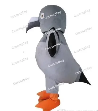 Grey Pigeon Cosplay Mascot Costumes Adult Olaf Mascot Costume Clothing Christmas Party Suit Halloween Walking Cartoon Costume