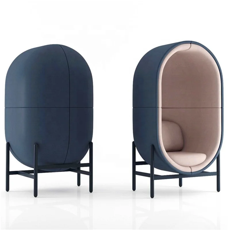 Factory comfortable indoor chaise lounge chairs modern living room accent chair egg shaped chair