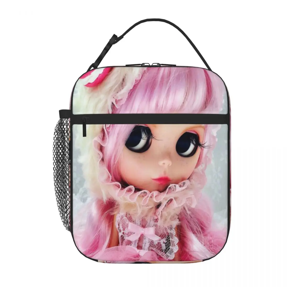 Bestselling Candy Girl Stitched Detail Large Lunch Bag Preschool Lunch Thermal Tote