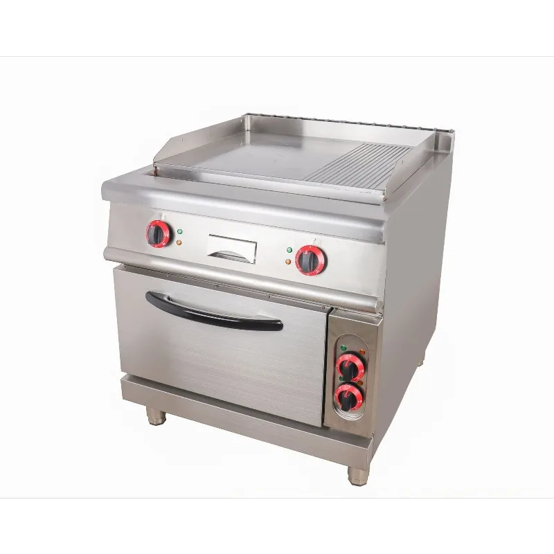 900 gas flat pit grill oven with oven Teppanyaki oven
