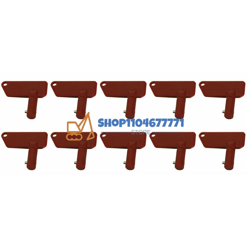 10/6/2pcs keys For Terex Battery and Master Disconnect Key part MS634212 For Volvo