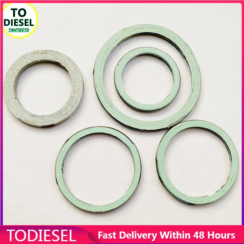 10PCS EXHAUST PIPE FLANGE GASKET 90917-06039 90917-06046 90919-06065 For Toyota Corolla RAV4 Camry