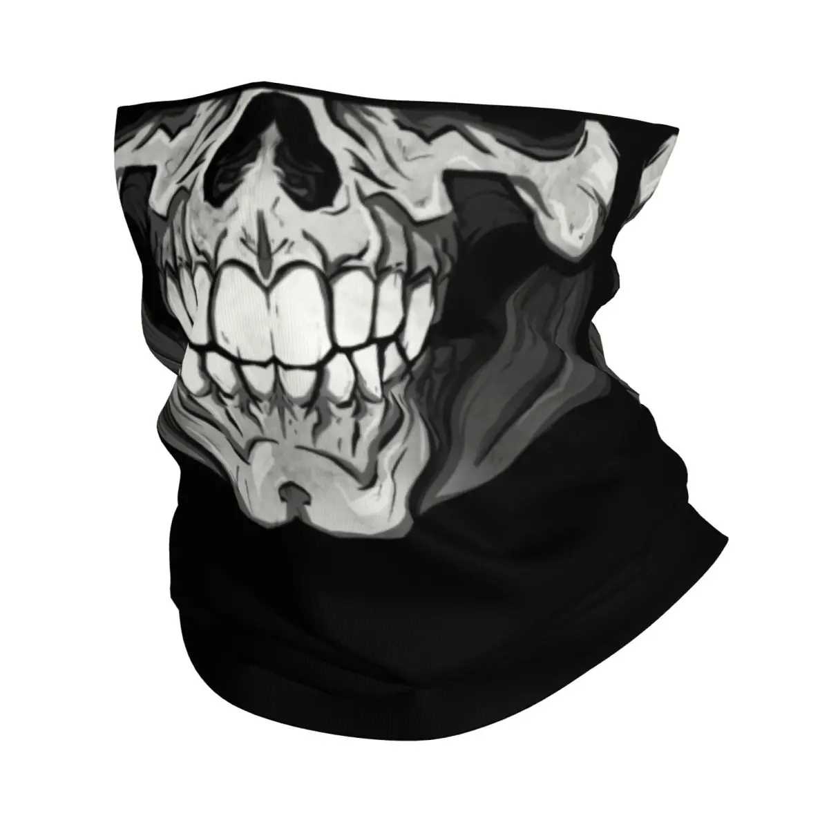 

Custom Skull Variant Bandana Neck Gaiter Windproof Face Scarf Cover Women Men Halloween X Ray Headband Tube Balaclava
