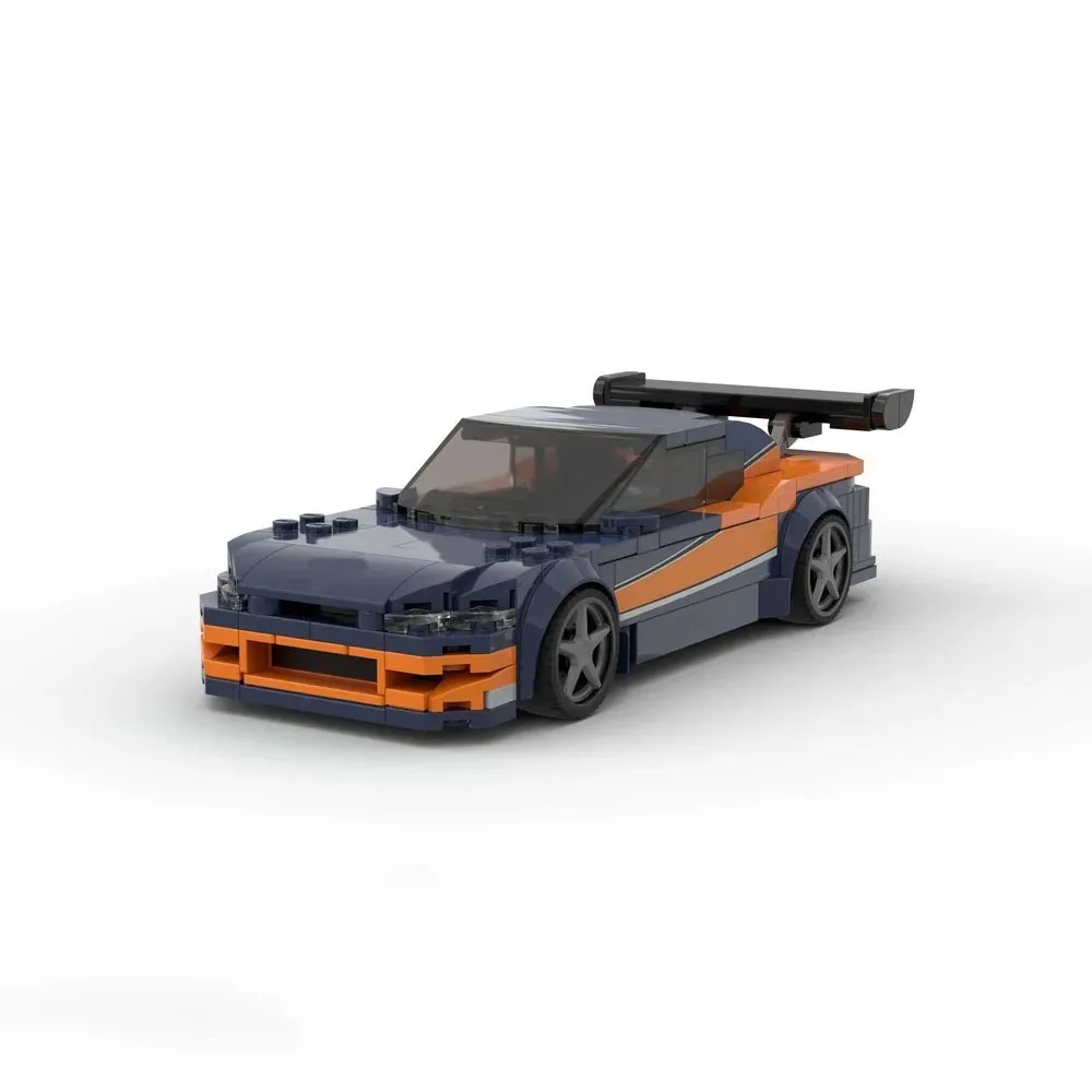 Poladeer 266PCS Tokyo Drift Han's S15 Mona Lisa ​​Champion serie Custom Assembled Building Blocks Educational Toy Holiday Gift