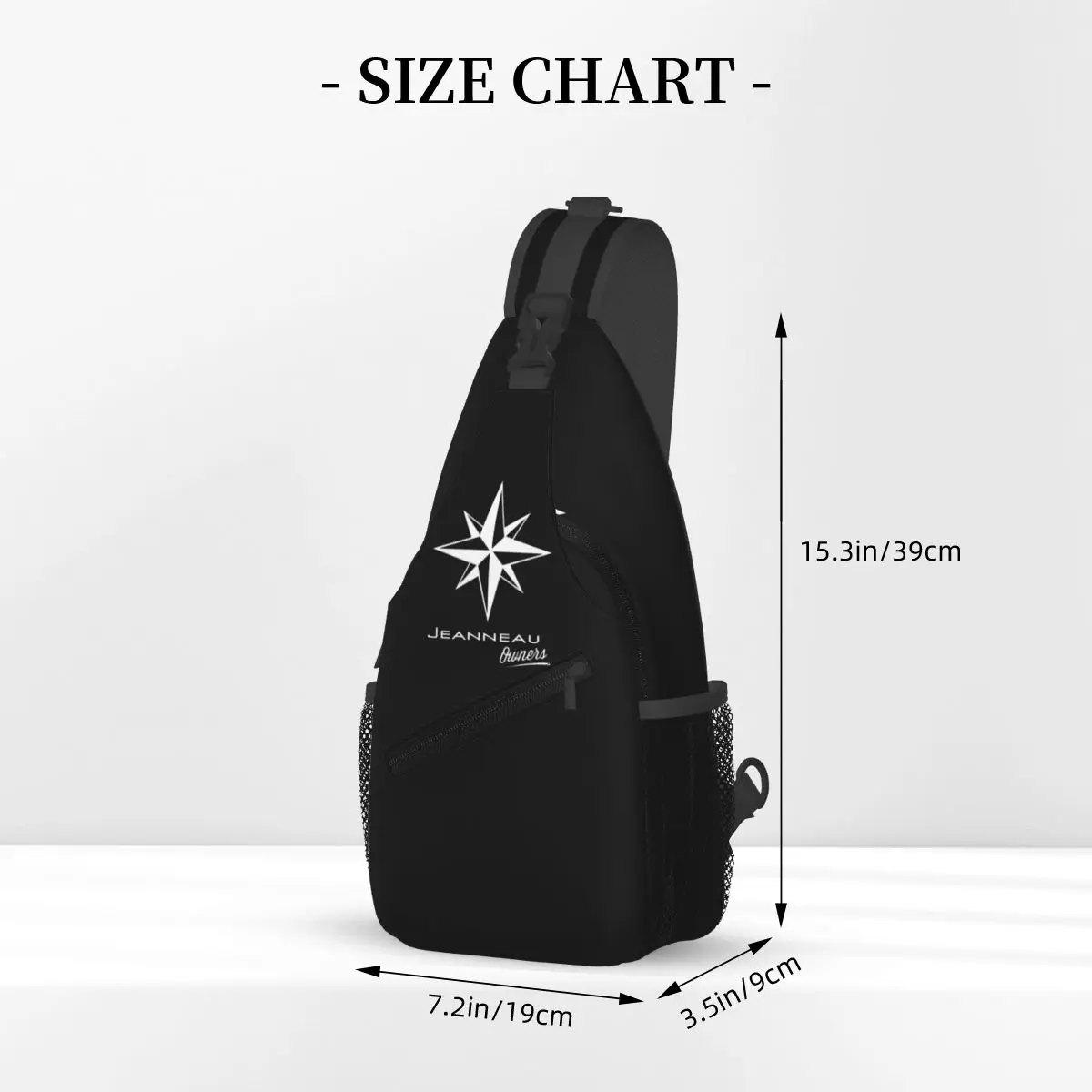 Jeanneau Yachten Sling Rucksack Schulter tasche Wandern Reisen Brusttasche Daypack Männer Mode Cross body Rucksack Umhängetasche Tasche