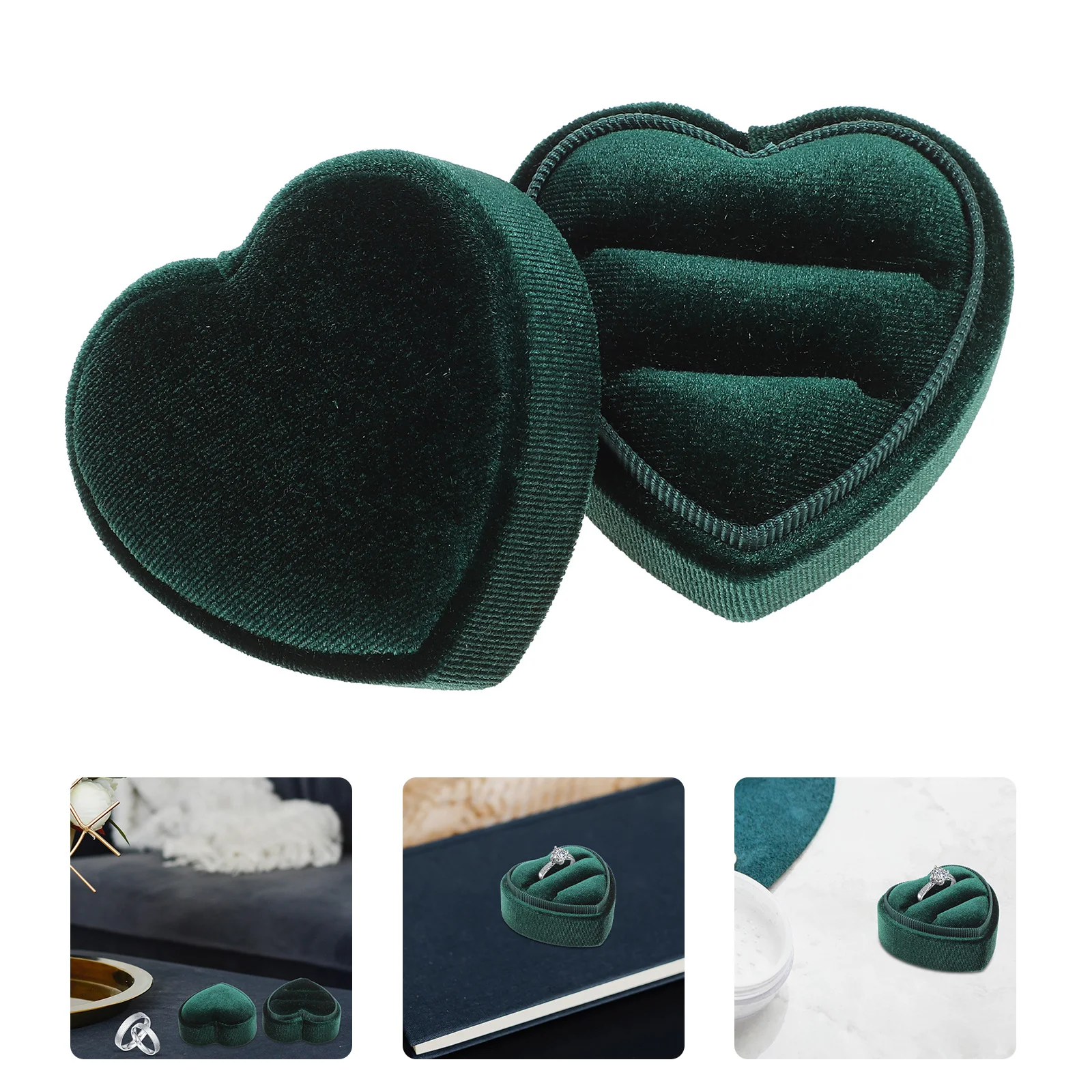 

Proposal Ring Case Storage Box Accessories Carrier for Wedding Travel Lighted