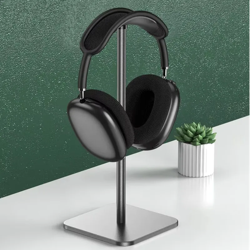 Estantes de exhibición, soporte Universal portátil de aleación de aluminio para auriculares, soporte de escritorio para auriculares con Base antideslizante