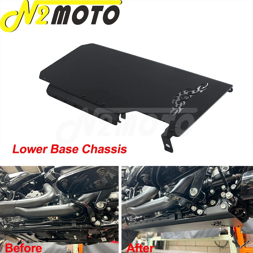 

Нижняя защитная пластина шасси для Harley Electra Glide FLHTC/I FLHFB FLHT FLHTCU FLHTK, защита двигателя мотоцикла, рама Bash