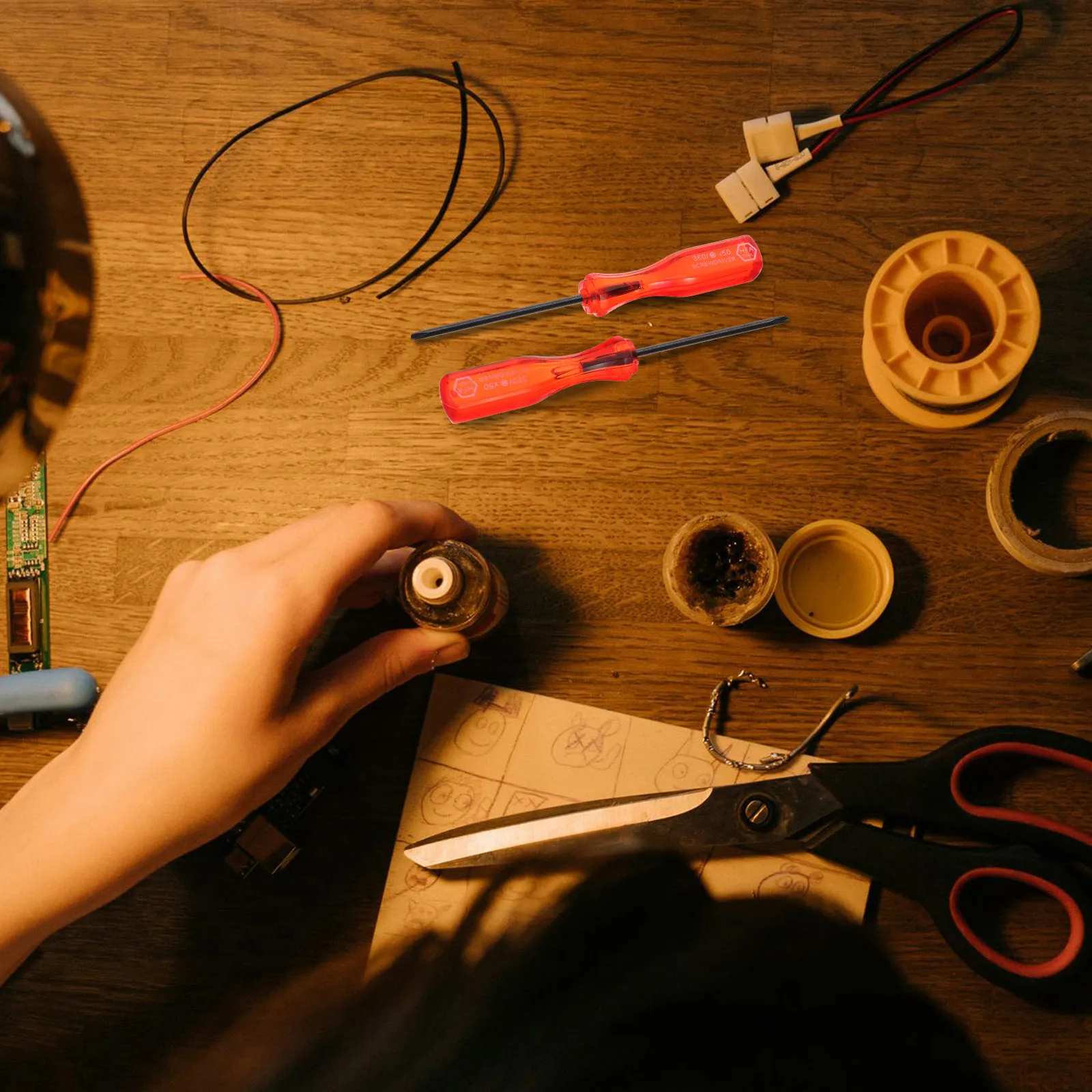 

10pcs Screwdriver Set Metal Plastic Handle For Game Machine Repairing Tools Multi-Use Fixing Screwdrivers Hand Tools