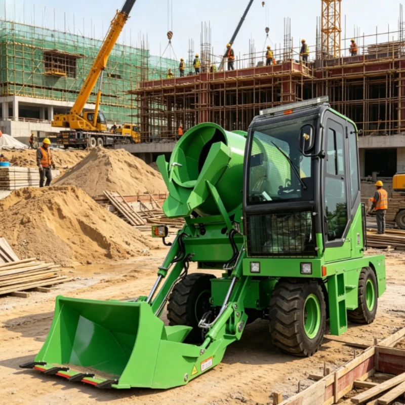 Customized Automatic Self Loading Concrete Mixer Truck for Sale Industrial Use Euro 5 EPA Certificate