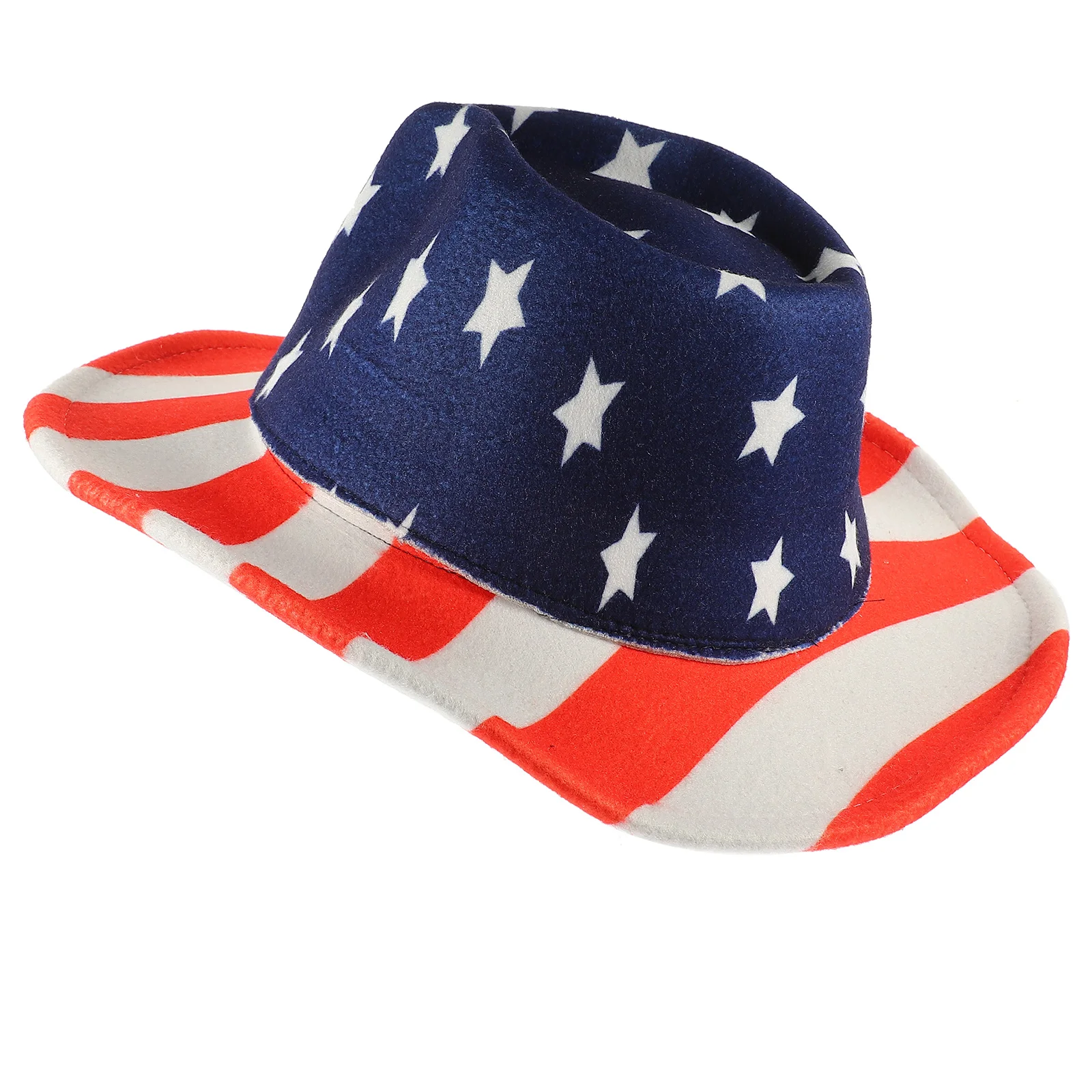 

American Flag Cowboy 4Th Of July Patriotic Western Style Hat Lightweight Decorative Accessories For Men Women Boys Independence