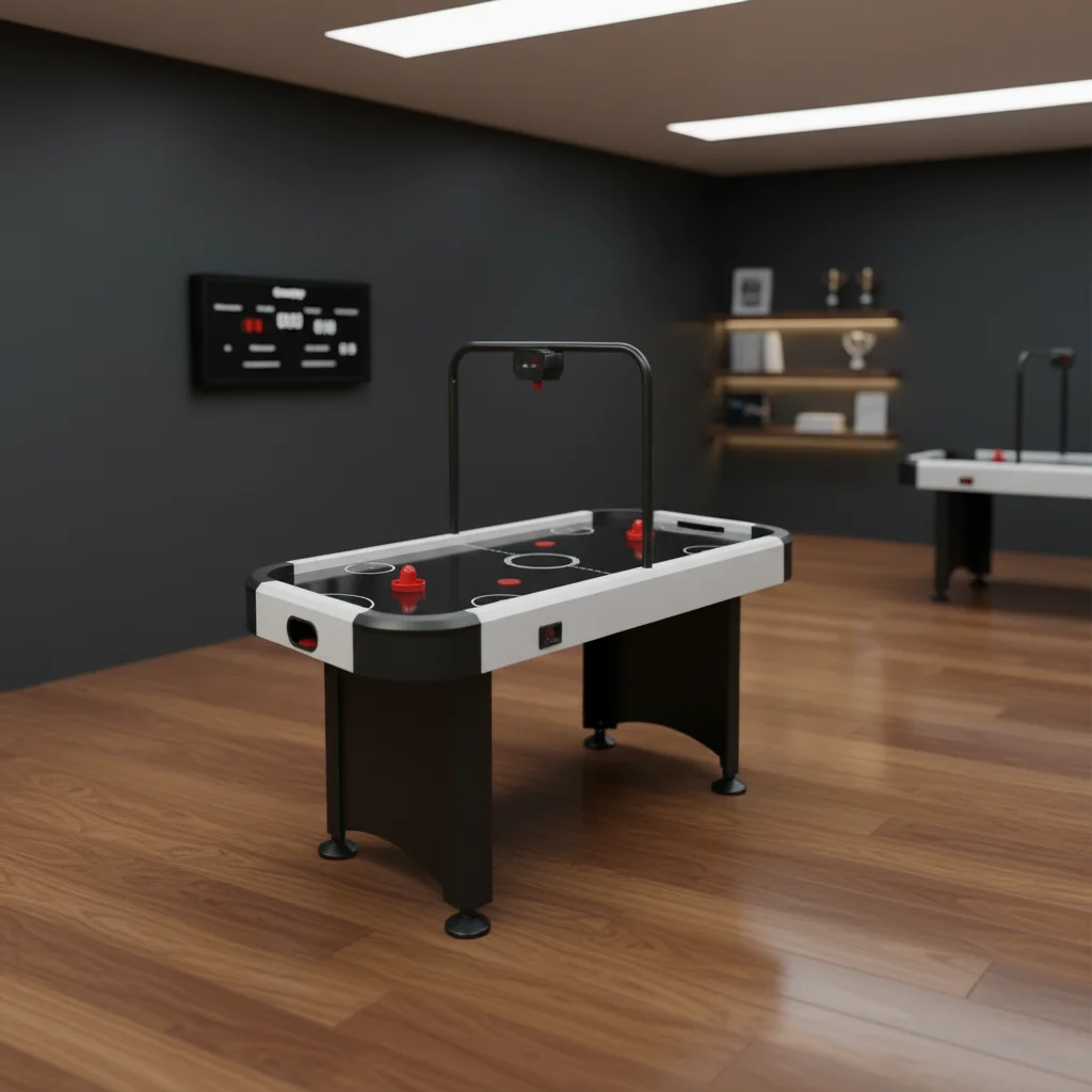 Indoor Sports Digital Scoring 6Ft/7Ft Air Hockey Table with MDF/PVC Playfield Customizable Colors & Logo USAPA Certified