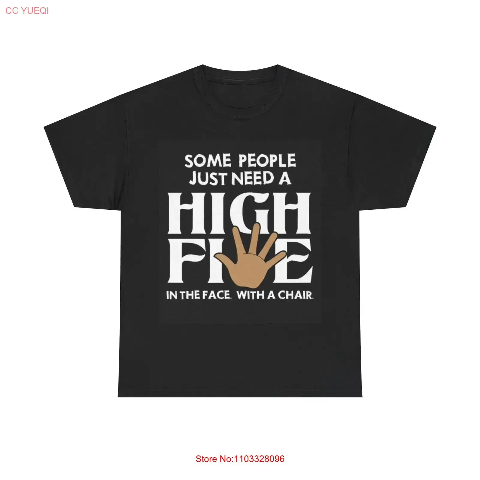 Футболка Some People Need A High Five, забавная борьба, комедия, плотный хлопок, винтажная стираная модная повседневная слегка стильная футболка