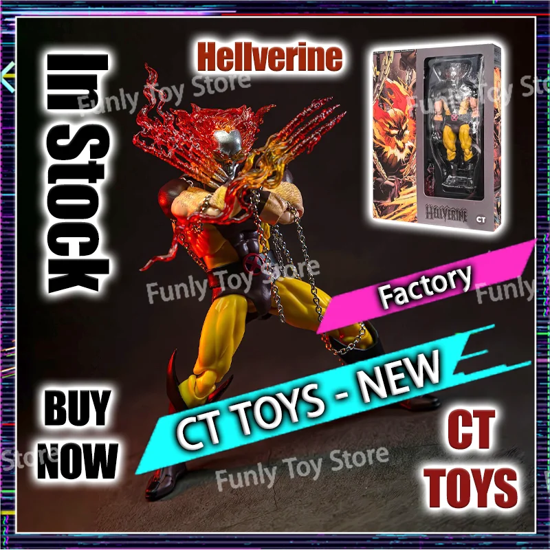 

In Stock Ct Toys Hellverine Figure Wolverine X-Men Mafex 096 138 Anime Action Figure Figurine Statue Model Customized Gifts Toys
