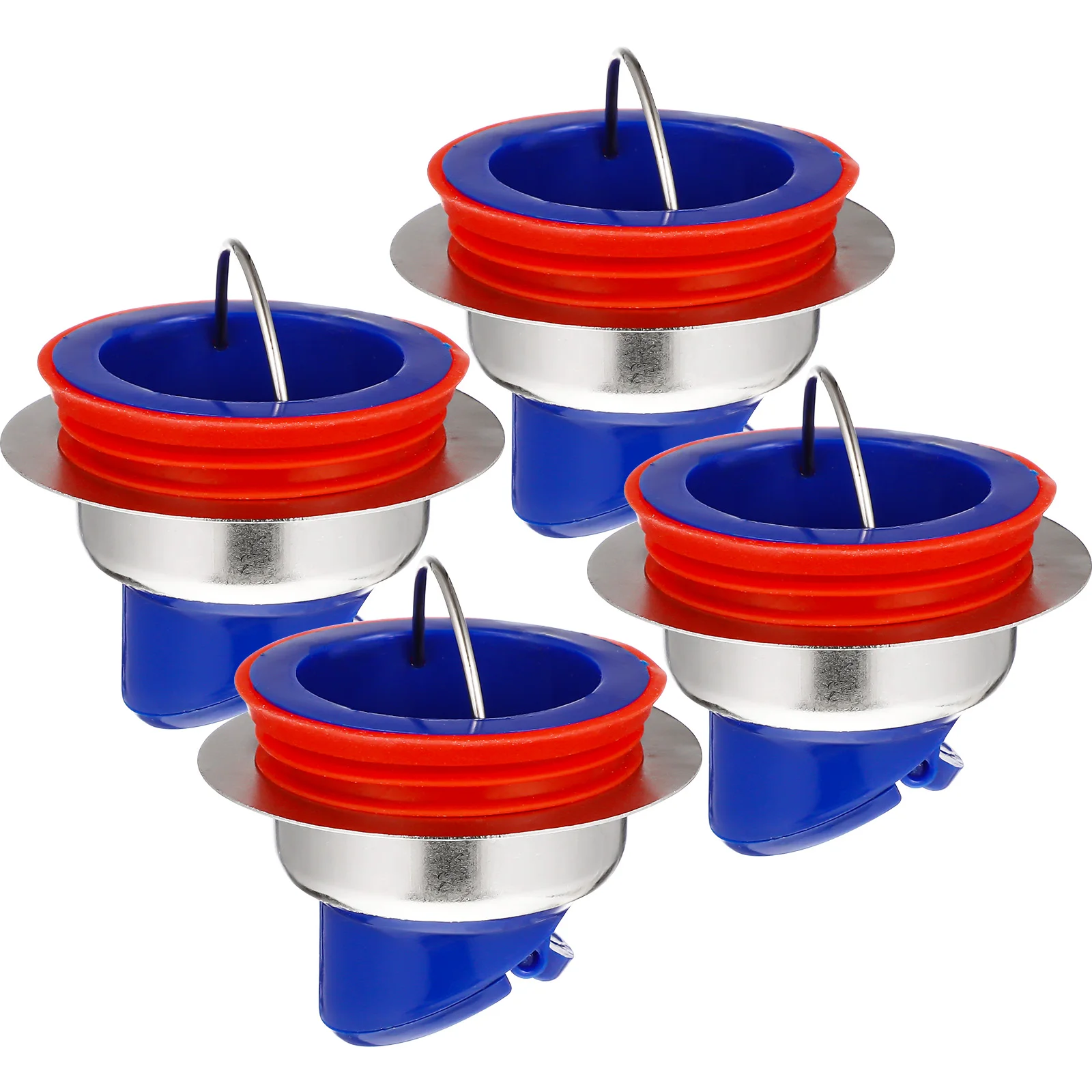 Afvoerputje 4 STUKS Set Terugstroombeveiliging Afvoer Guard Riool Lekvrije Insert Ontgeuringseffect Kern Ongediertewegklep