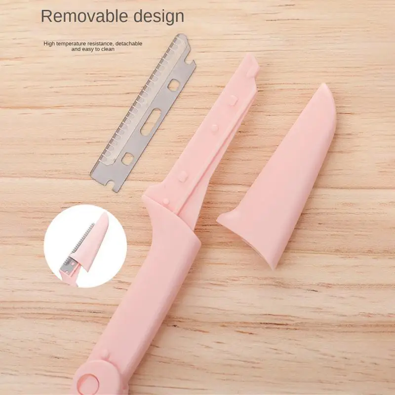 Recortador de cejas Rosa plegable, afeitadora de pelo de axila, cuchilla, moldeador de cejas, herramientas de maquillaje, cuchillo para raspar cejas, principiantes, 3 piezas