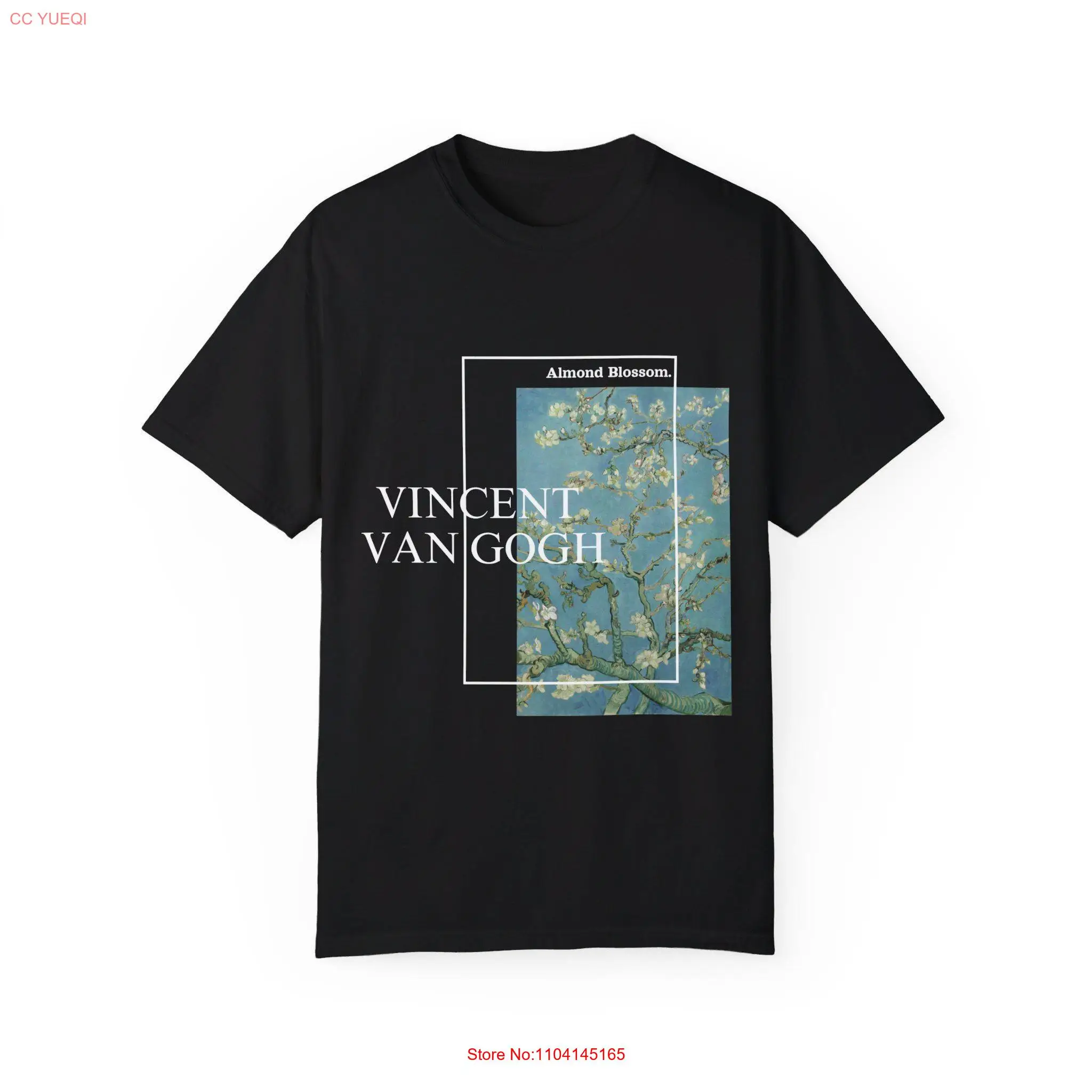 Van Gogh t shirt Almond Blossom Painting Artwork long or short sleeves