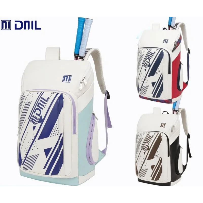 

Новая сумка для ракеток для бадминтона и тенниса с отдельным отделением для обуви, большая вместимость, многофункциональный спортивный рюкзак, водонепроницаемый.