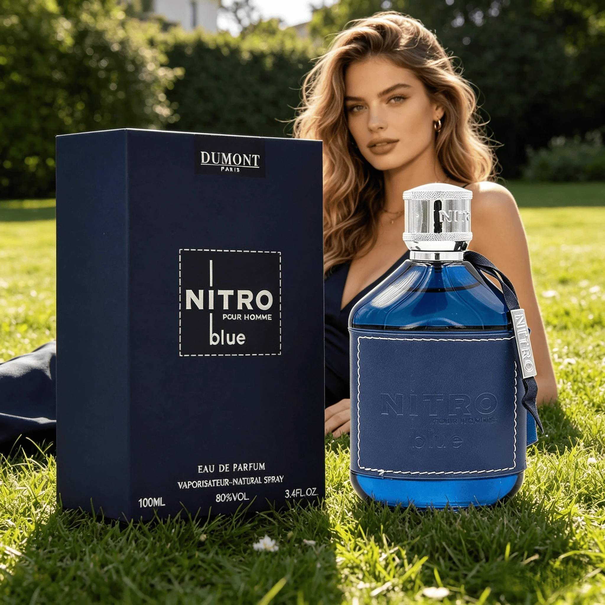 

Dumont Nitro Blue EDP, Vibrant Masculine Scent with Fresh Floral Accents, Premium Daily Wear Fragrance 3.4 Fl Oz