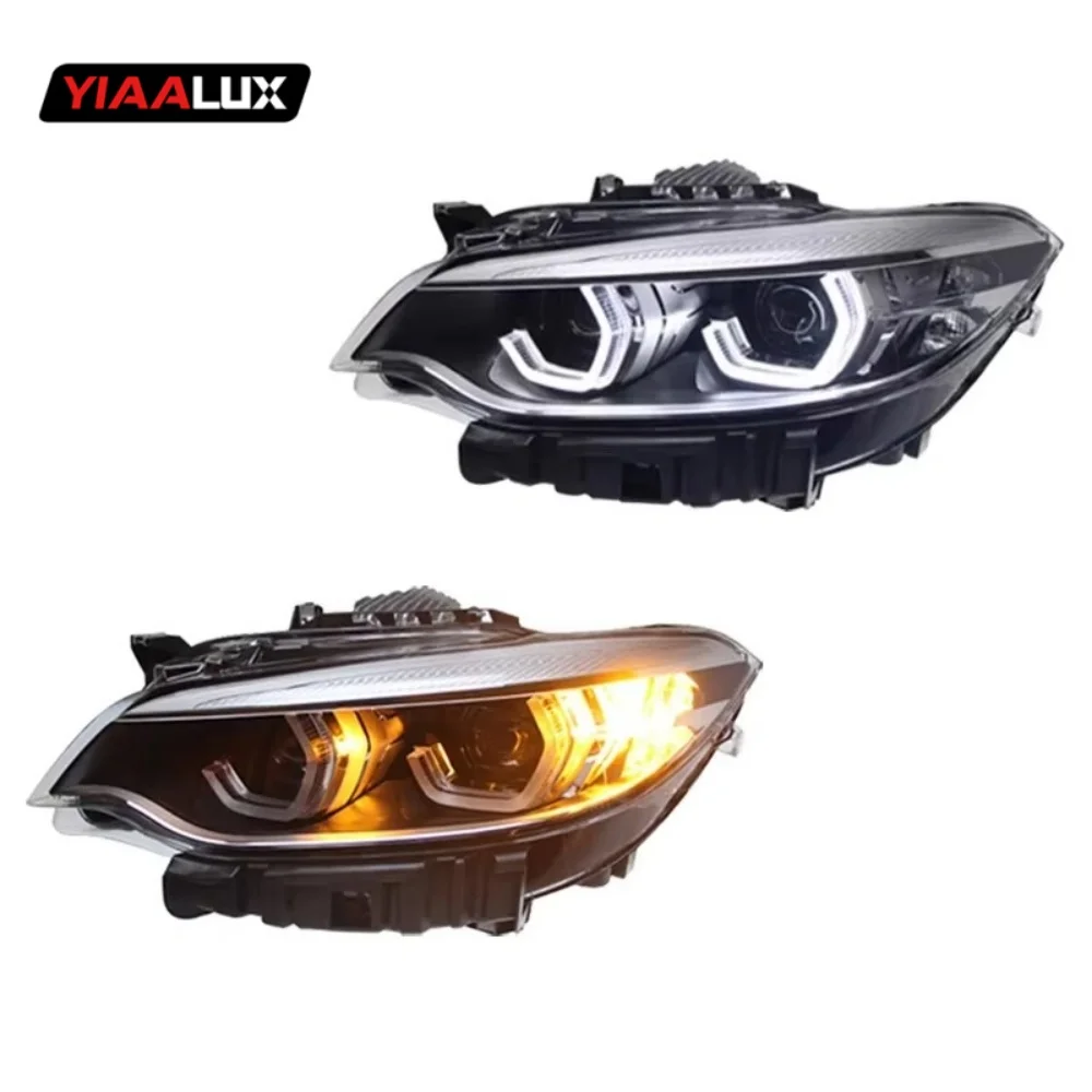 Car Lights For BMW 2-Series F22 F23 Headlights 2014-2021 Upgrade LED Lens Daytime Running Lights Plug And Play Headlamps