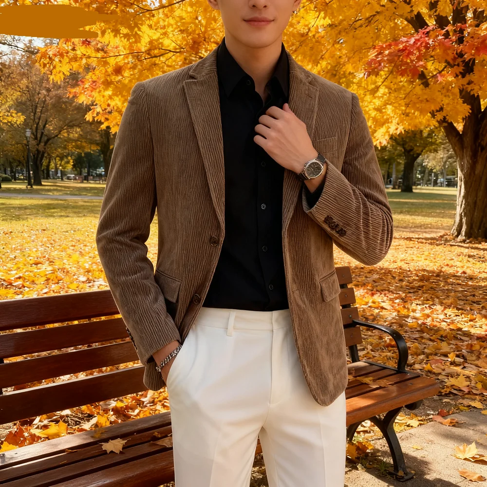 

Блейзер мужской бархатный однобортный повседневный элегантный casamento домашний terno jaquetas casaco masculino palco roupas casaco pa