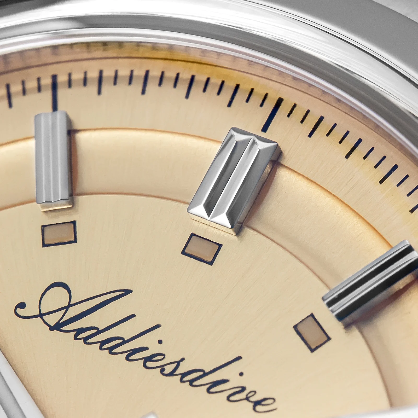 Addiesdive ساعة رجل صغير VH31 حركة ساعات كوارتز فقاعة مرآة الزجاج BGW9 مضيئة بسيطة مقاوم للماء ساعة الغوص للرجال #4