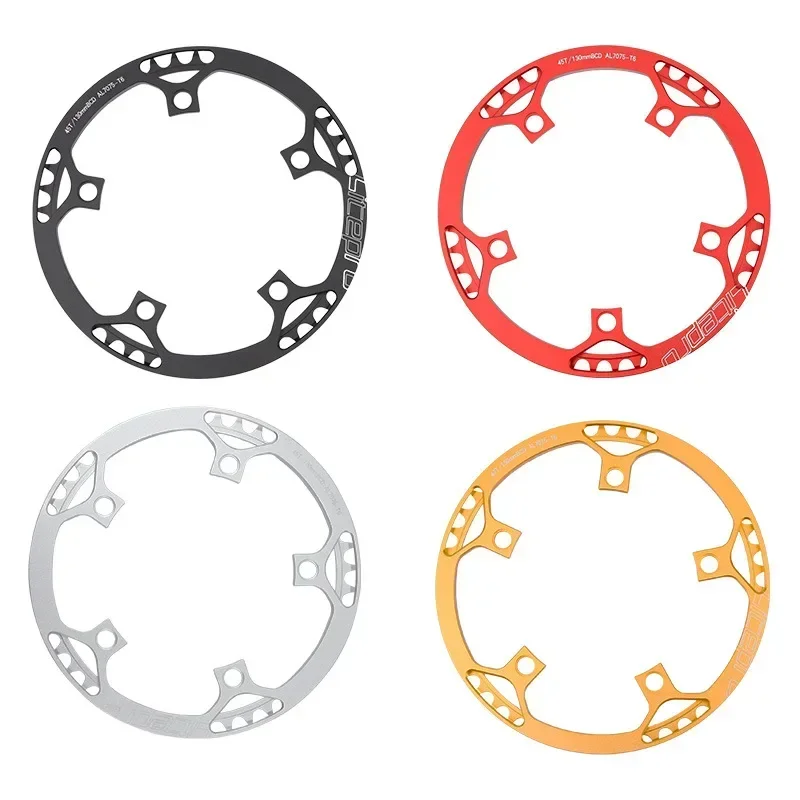 Litepro Chainring Crank Set, Bicicleta dobrável, BMX, Chainwheel de velocidade única, Dente MTB, 130 BCD, BMX 45, 47 53 56T, 58 T, 1x