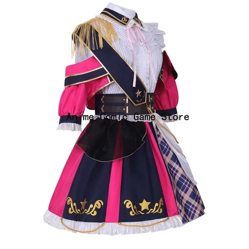 IN STOCK XS-2XL Rubii Hoshino Arima Kana Mem Cosplay Lolita Dress Anime Oshi No Ko Performance Idol Master Halloween for Women