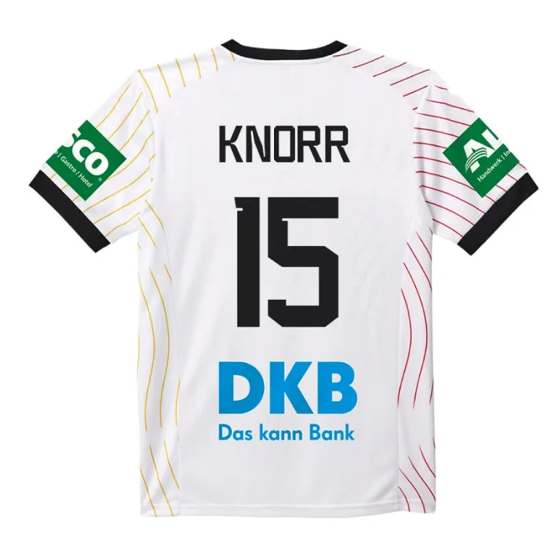 Maillot de Handball 2025-26 away jersey suitable for both men and women, casual T-shirt, fashionable quick drying street classic