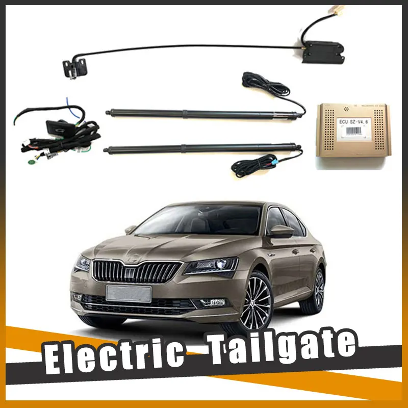 

Автомобильный подъемник багажника для Skoda Superb 2016+, автомобильные аксессуары, электрический люк, задняя дверь, стойка задней двери, автоматический привод задней двери