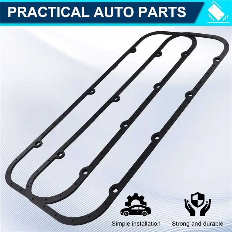 AEE5-2PCS For BIG BLOCK CHEVY 396 427 454 502 CORK VALVE COVER GASKET Valve Chamber Gasket