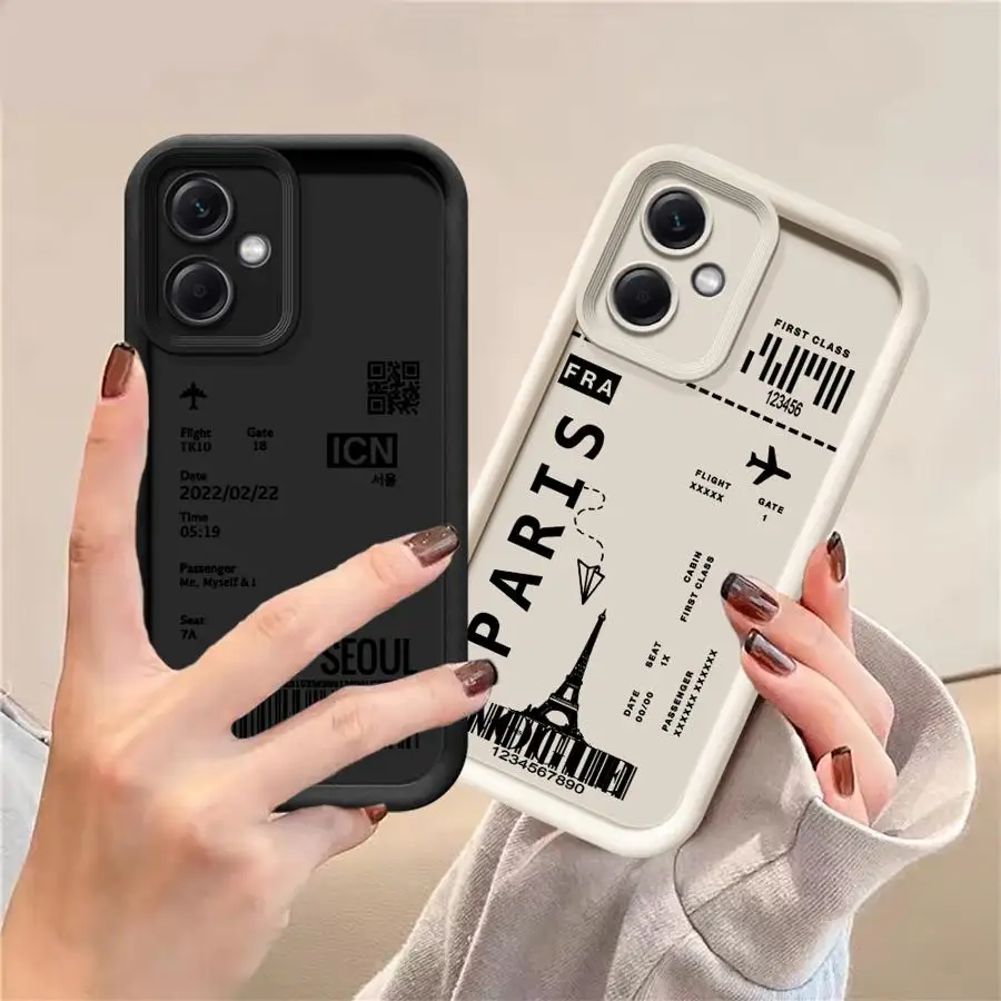 حافظة هاتف لهاتف Xiaomi Redmi A1 A2 Plus 12 13 A4 A3 غطاء ناعم يطير إلى باريس الرومانسية #6