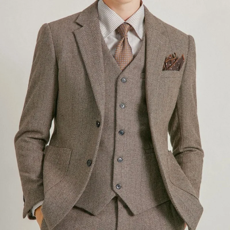 

M11024 High-end two-piece suit High-end Korean style two-button suit