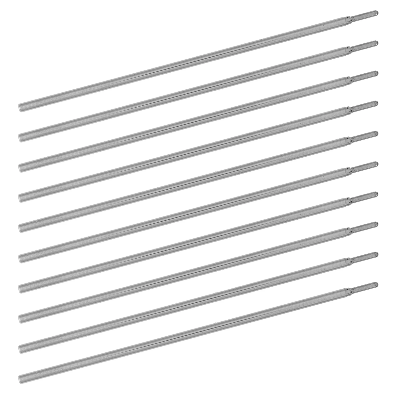 10 قطعة قلم استنسل الوشم سبائك الألومنيوم الجسم إعادة الملء نقطة متوسطة لعلامات الجلد الجمال ماكياج الفنانين الوشم #2