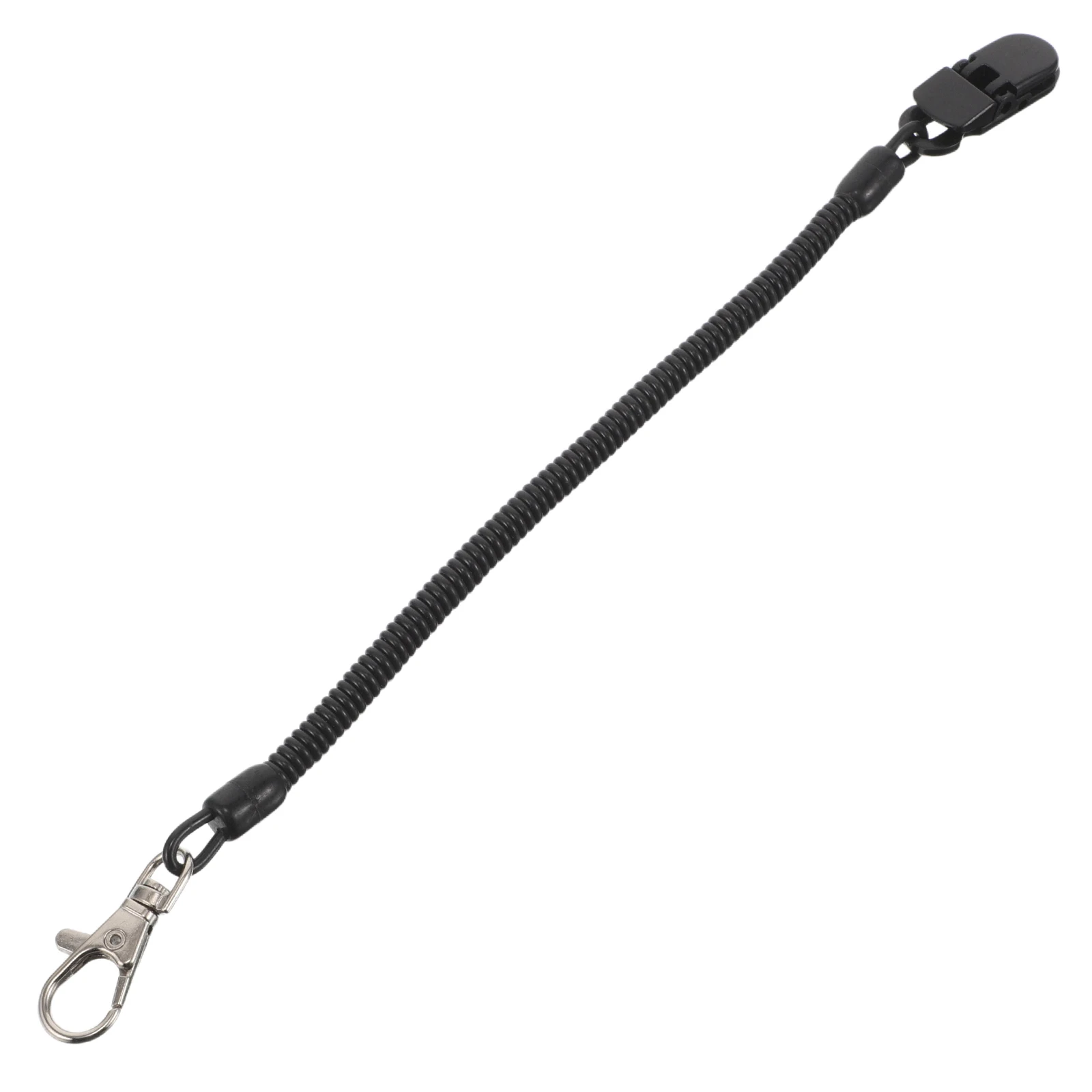

Fishing Anti loss Buckle Rope Coiled Retractable Safety Tool Ropes Heavy Duty Lanyard Wire Clip Tether Outdoor