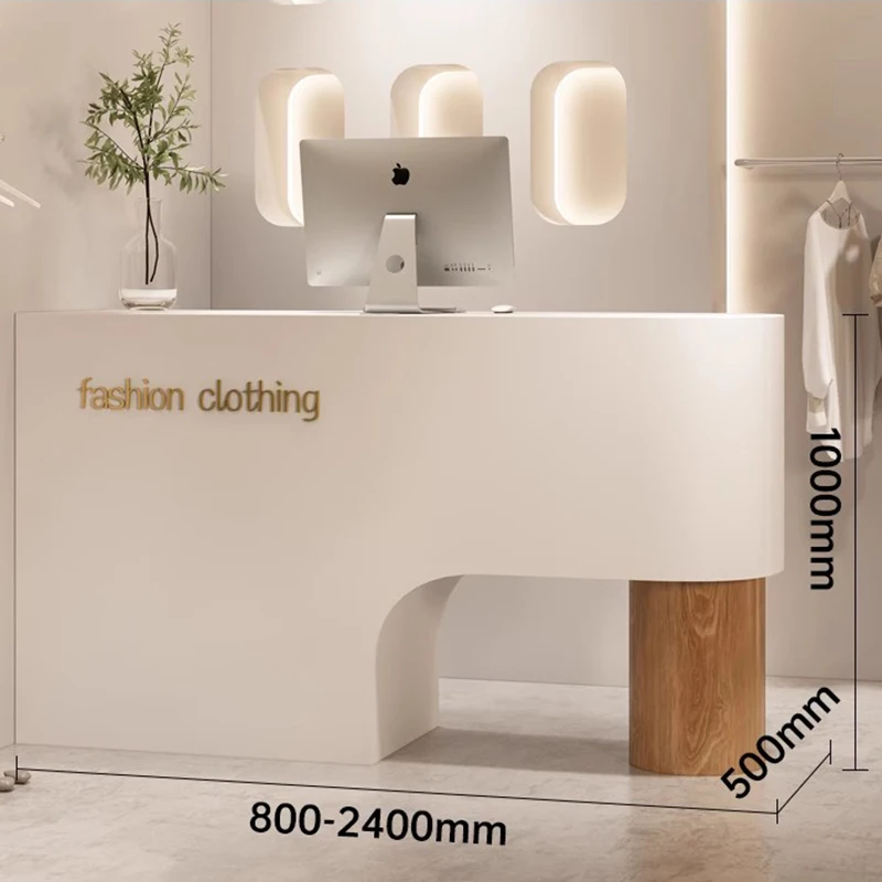 Mobile Reception Desk Standing Simple Beauty Front Reception Desks Console Conference Mostrador Recepcion Furniture Counter