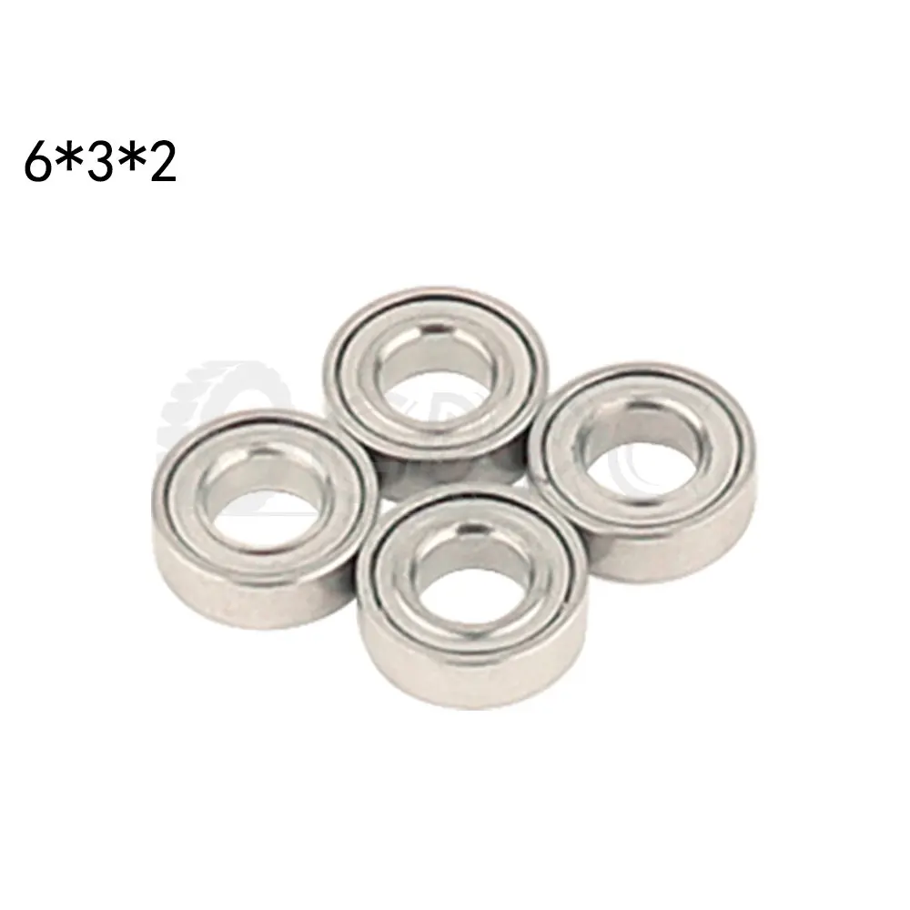 4pcs/lot RC Car Chrome Steel Sealed Bearing Kit 5x2x2.5 6x3x2 10x5x4 10x6x3 11x5x4 12x6x4 13x5x4 14x5x5 15x10x4 16x8x5 18x12x4mm