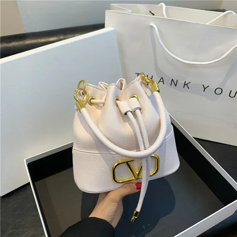 

Роскошная брендовая женская сумка-мешок, минималистичная мягкая кожа, корзина для овощей и сумка для удачи, универсальная