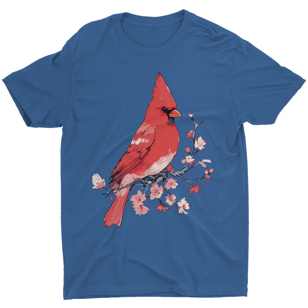 Red Cardinal Bird T Shirt Wild Animal Wildlife Lover Birdwatcher Men Women TeeLuxury BrandAnime Graphic T-shirts for  Clothin