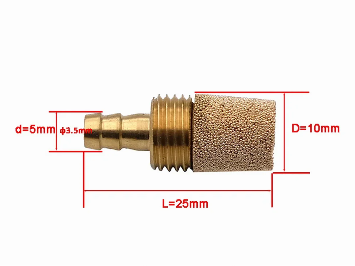 Sintered Bronze Fuel Filter Clunk Metal Accessories For RC Airplane Boat Car Model Nitro Gas Engine